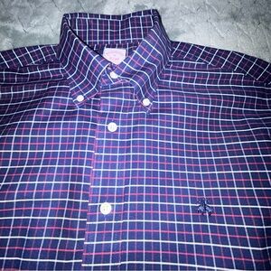 Brooks Brothers Traditional Fit Non Iron Stretch Button Down Shirt Men’s M